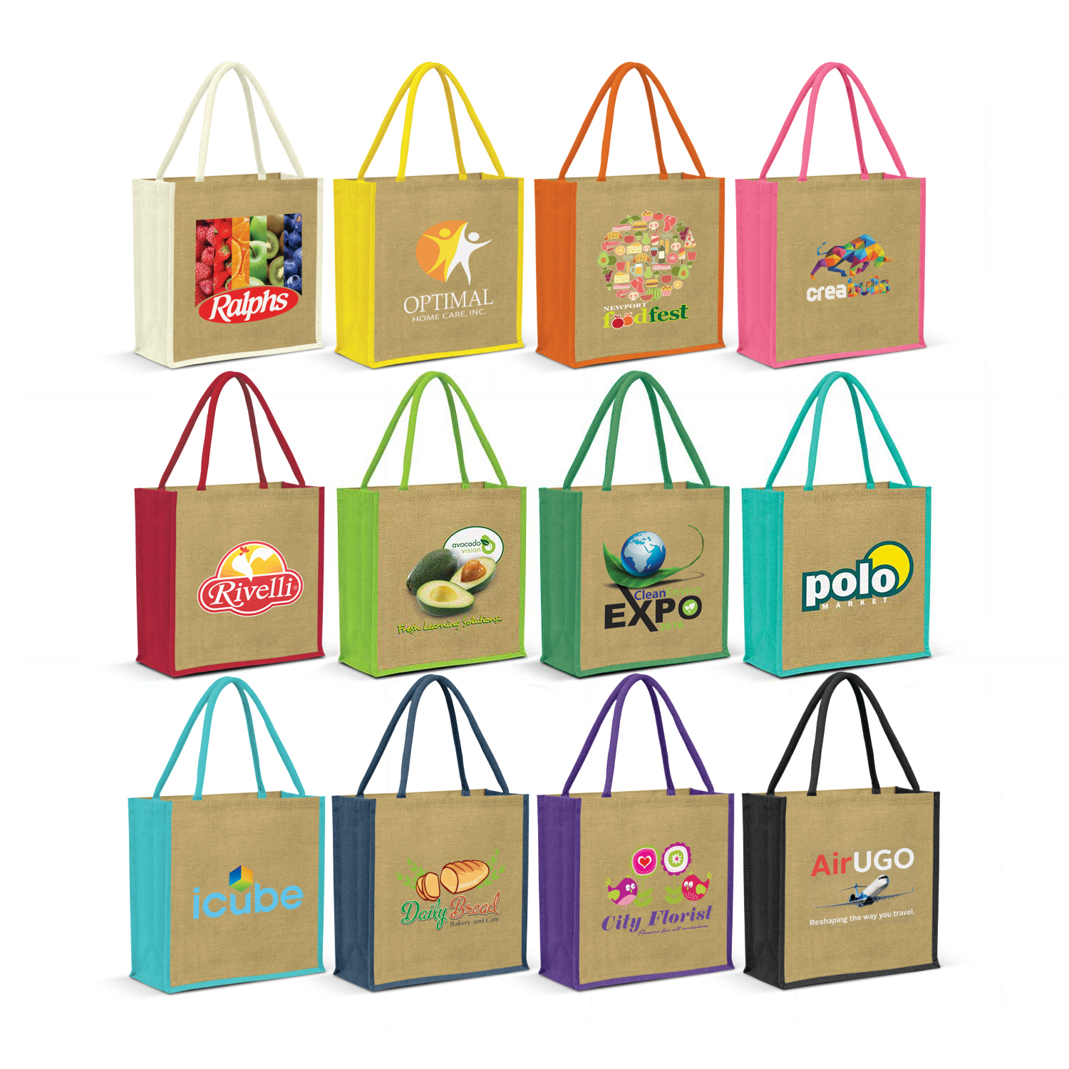Monza Jute Tote Bag  TC_108037
