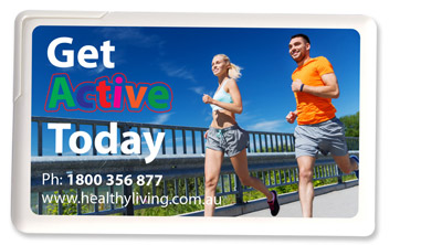 healthy blog mint card